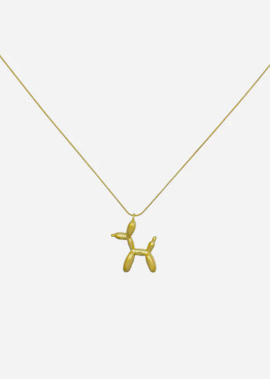 Dog balloon necklace